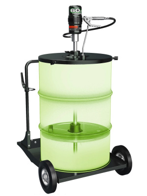 Передвижной комплект для раздачи смазки из бочек 200кг